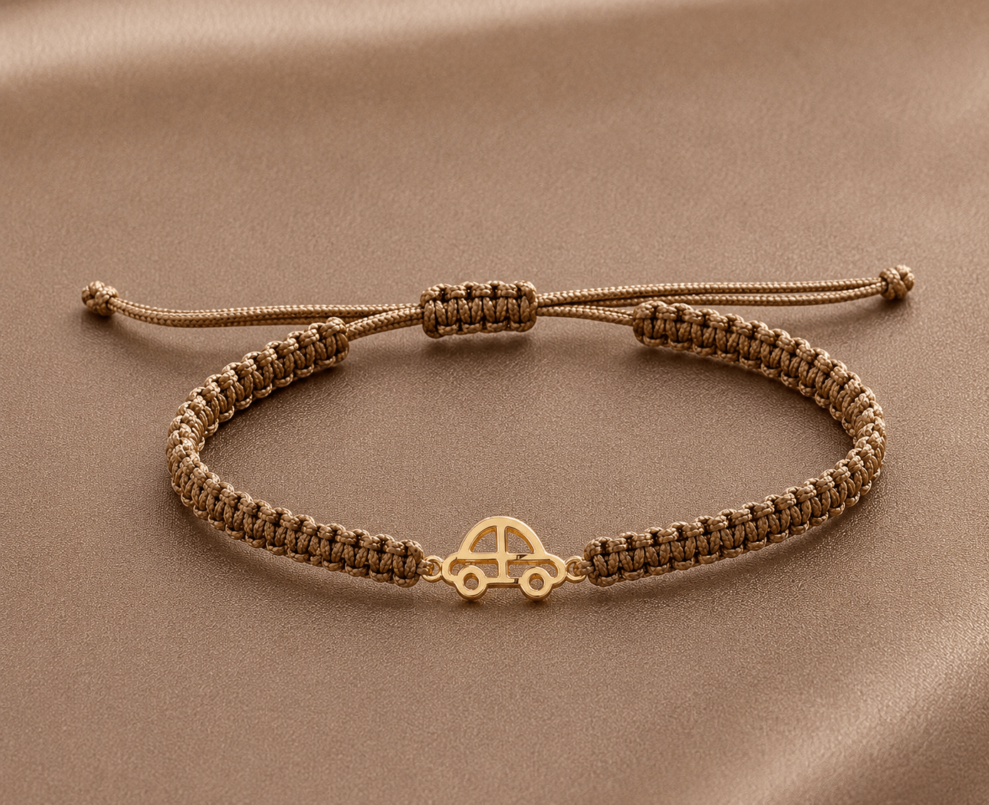 Car Gold Tie-Up rakhi for kids in BIS Hallmarked gold by Rajasi Jindal