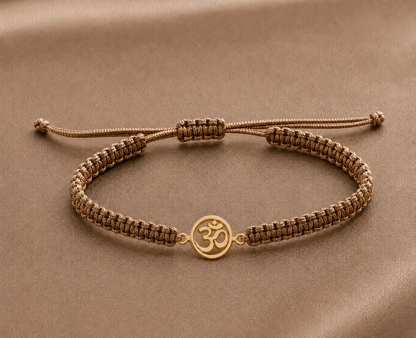 Om Gold Tie - up