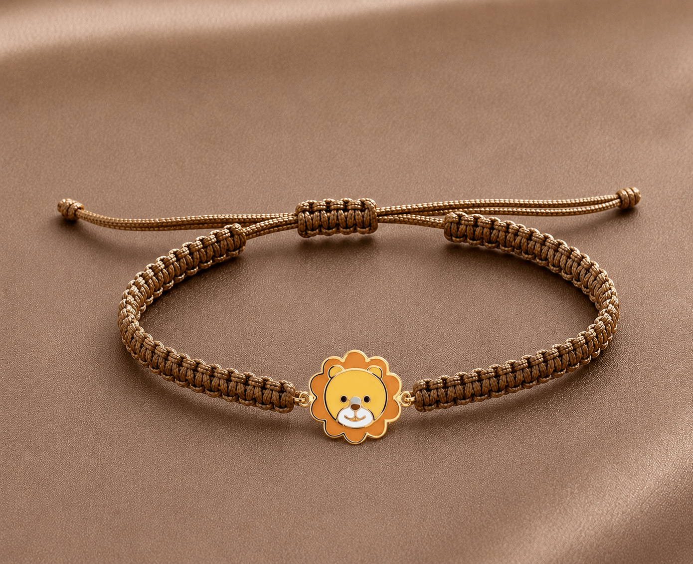 Fierce Gold Tie-Up rakhi for kids in BIS Hallmarked gold by Rajasi Jindal
