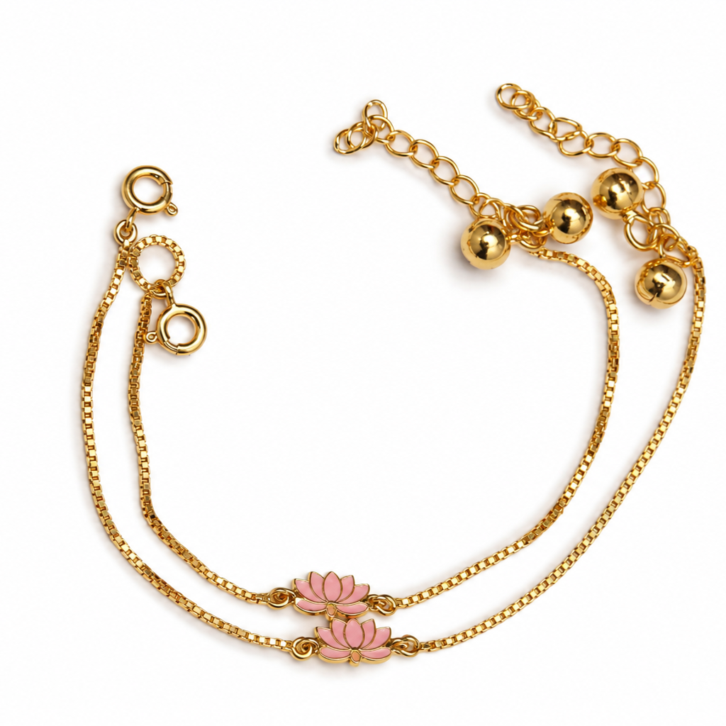Lotus Silver Payal (PAIR)