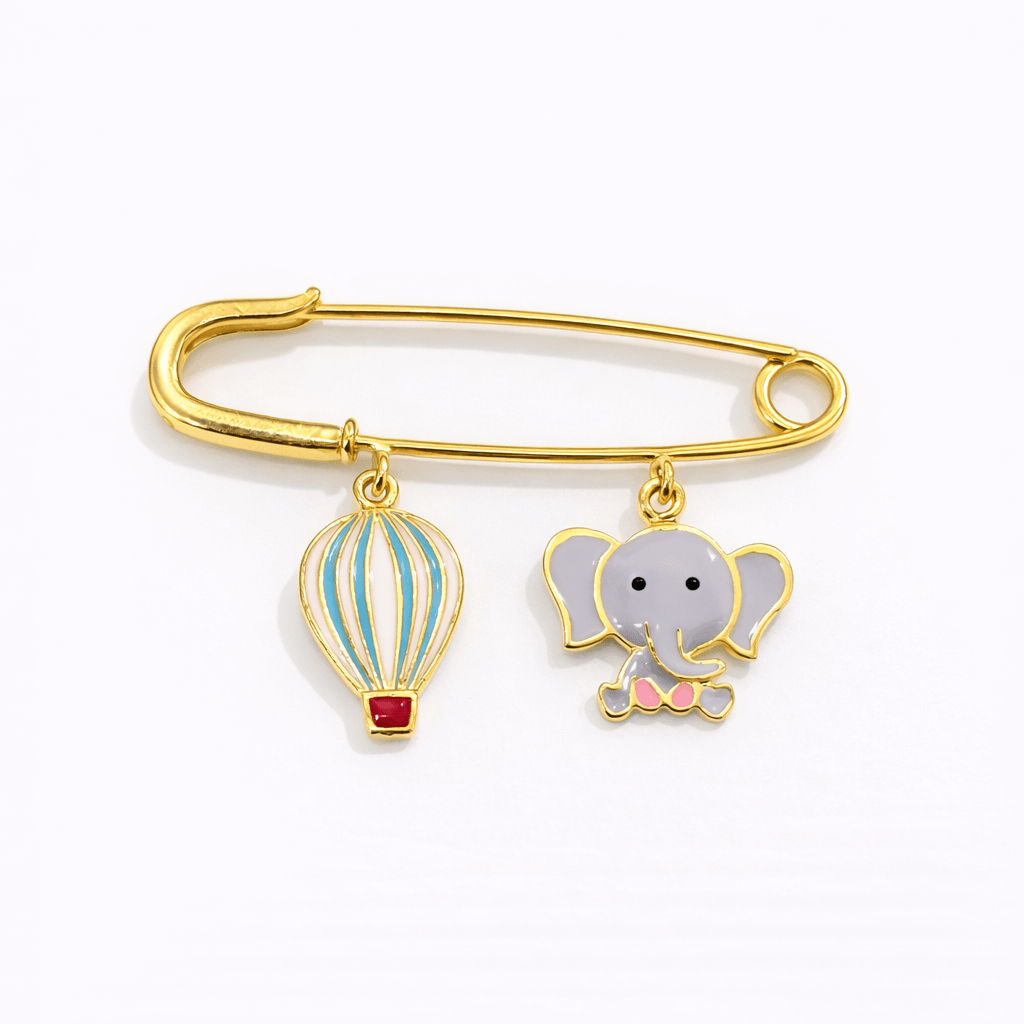 Fly High 2 Motif Lapel Pin for kids — by Rajasi Jindal