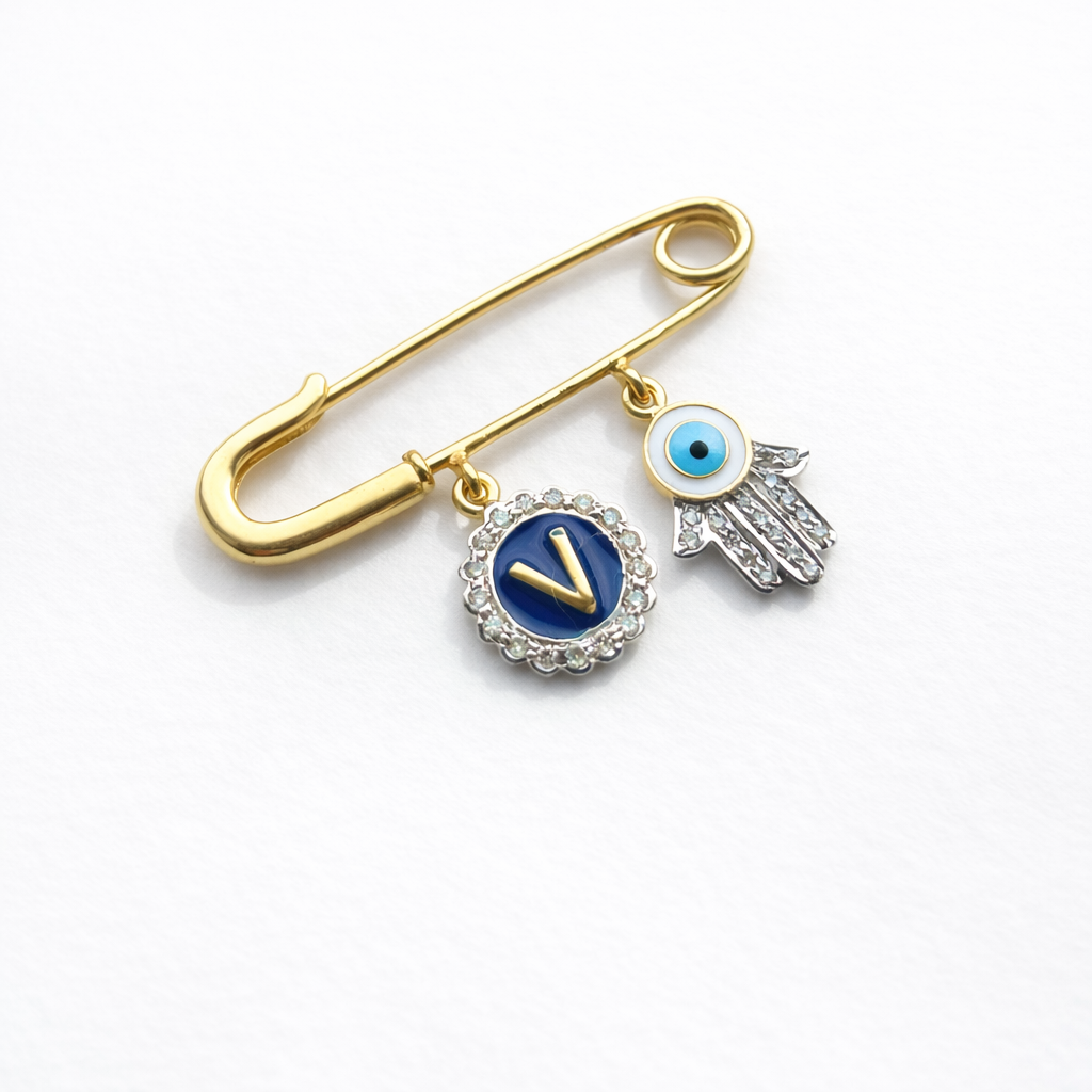 Evil Eye Lapel Pin for kids — by Rajasi Jindal