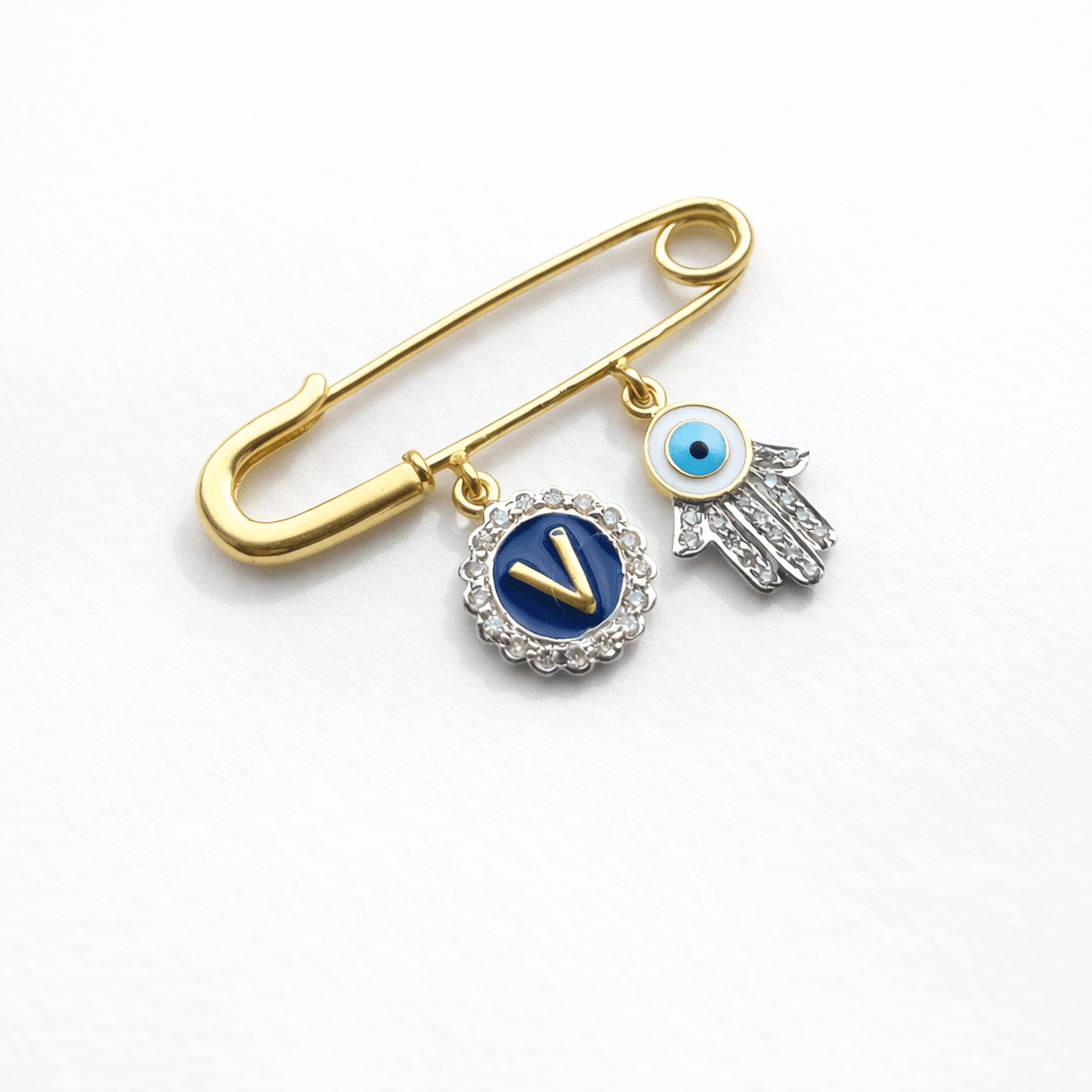 Evil Eye Lapel Pin for kids — by Rajasi Jindal