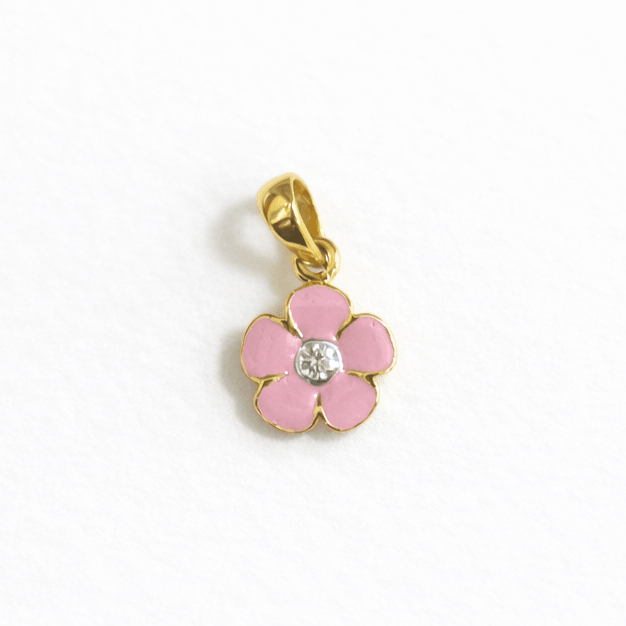 Flower Diamond Pendant for kids — BIS Hallmarked, by Rajasi Jindal