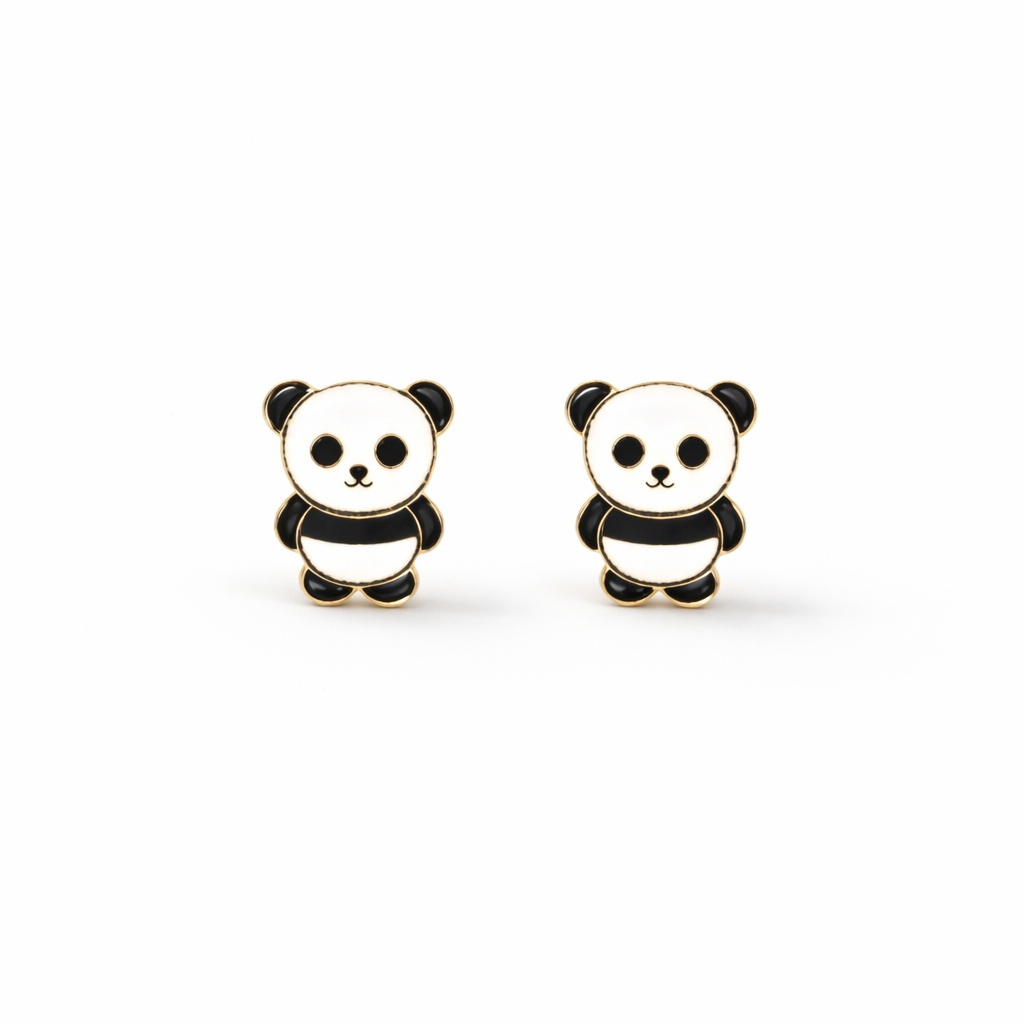 Panda Cufflinks and Kurta Buttons for kids — by Rajasi Jindal