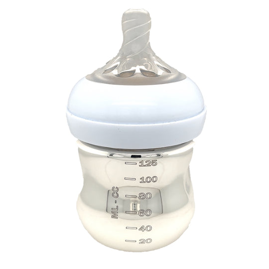 Silver Baby Feeding Bottle 999