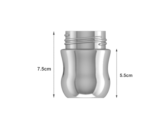 Silver Baby Feeding Bottle 999