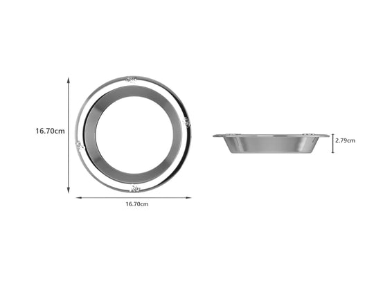 Sterling Silver Plate for Baby and Child - Teddy Bear