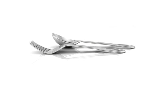 Sterling Silver Baby Spoon & Fork Set - Sophie