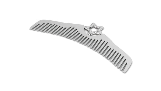Silver Plated Gift Set for Baby - Hamper with Two Star Boxes and Star Comb