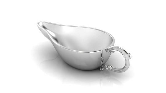 Silver Gift Set for Baby and Child - 5 Pc Hamper Set