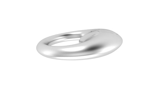 Silver Moon Baby Rattle