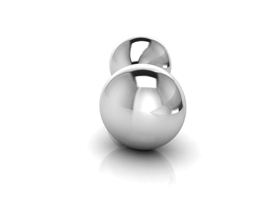 Silver New Generation Dumbbell Rattle