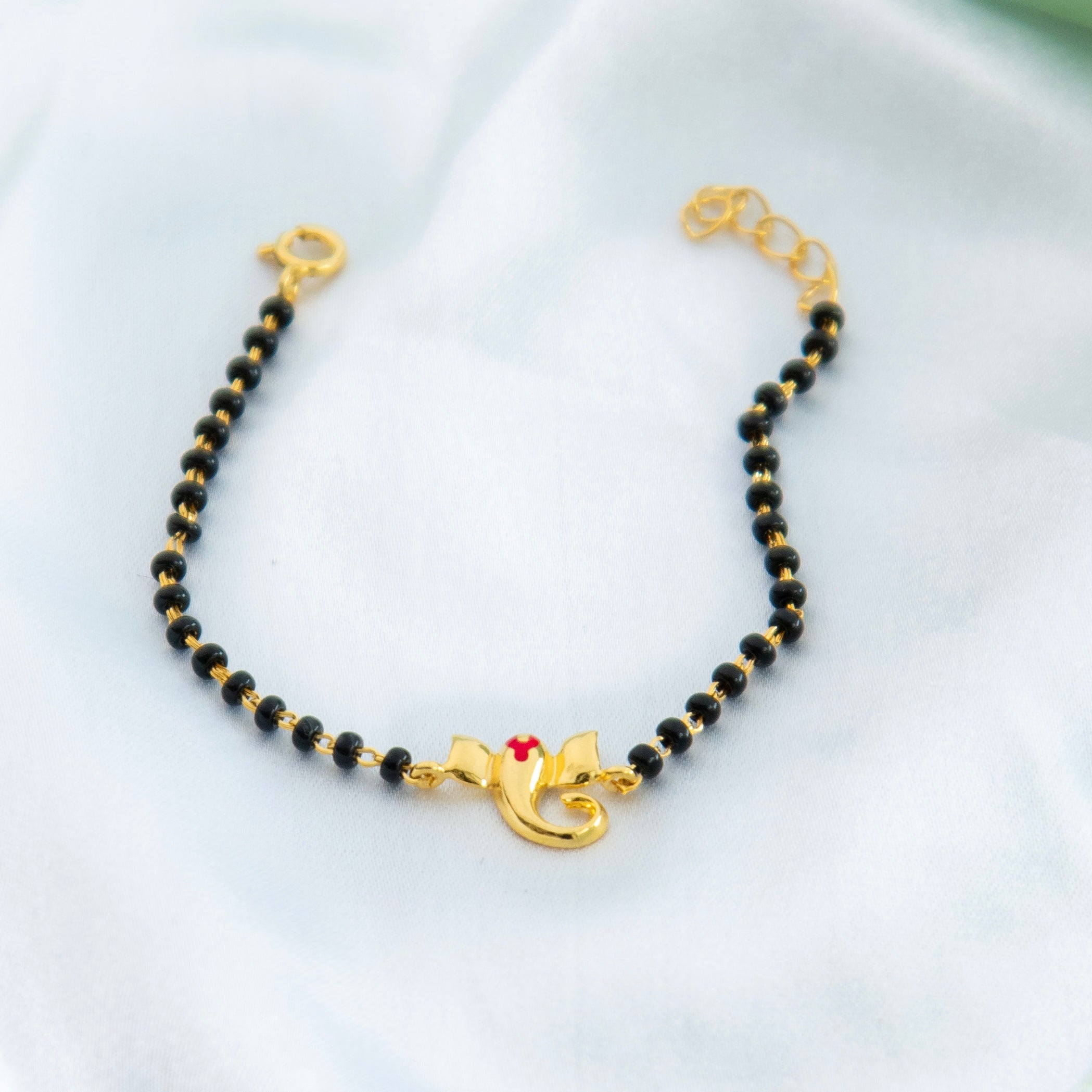 Ganpati Nazariya for babies — BIS Hallmarked evil eye nazariya, by Rajasi Jindal