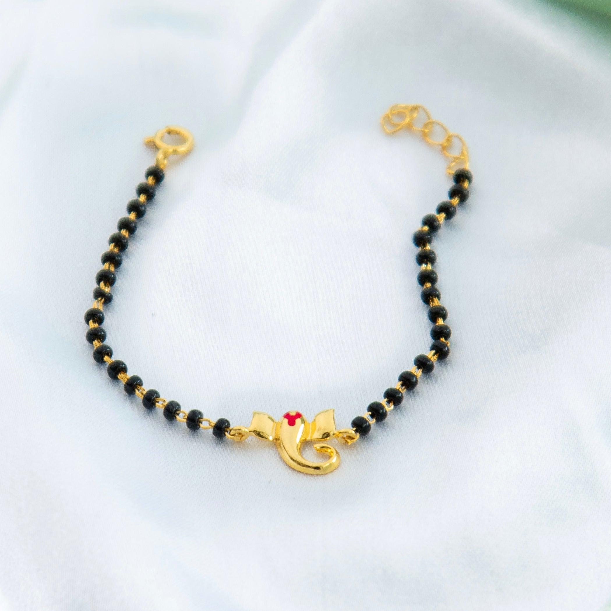 Ganpati Nazariya for babies — BIS Hallmarked evil eye nazariya, by Rajasi Jindal