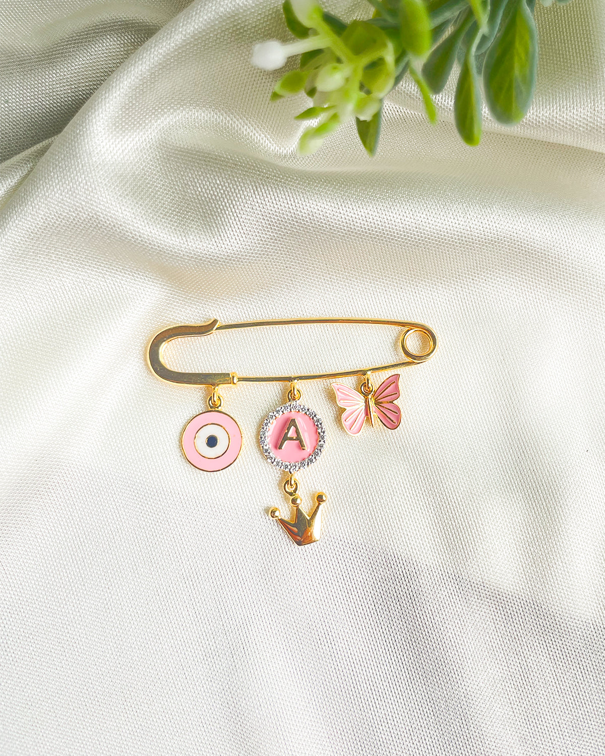 All Pink Lapel Pin for kids — by Rajasi Jindal