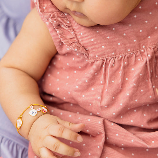 Three Charm Gold Bracelet