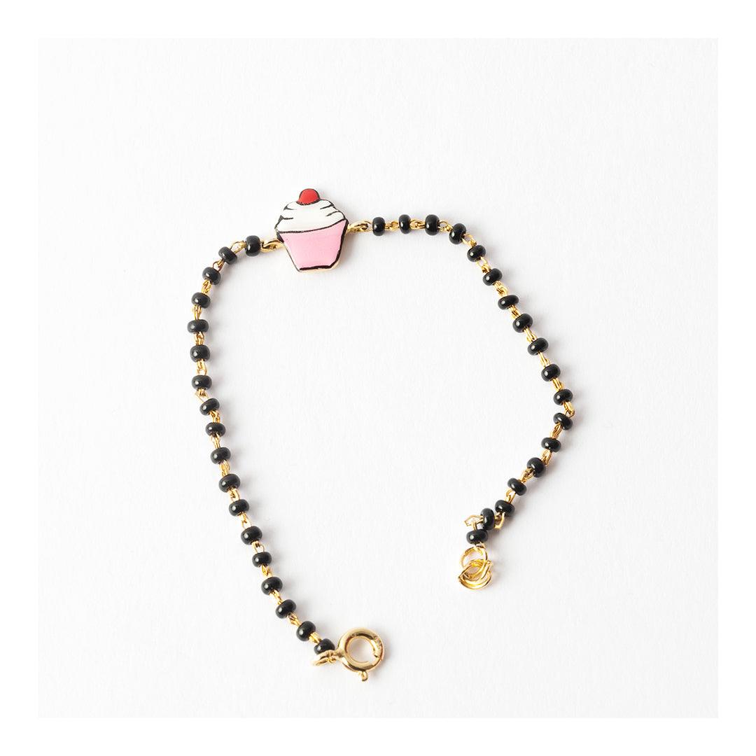 Cupcake Gold Nazariya for babies — BIS Hallmarked gold evil eye, by Rajasi Jindal