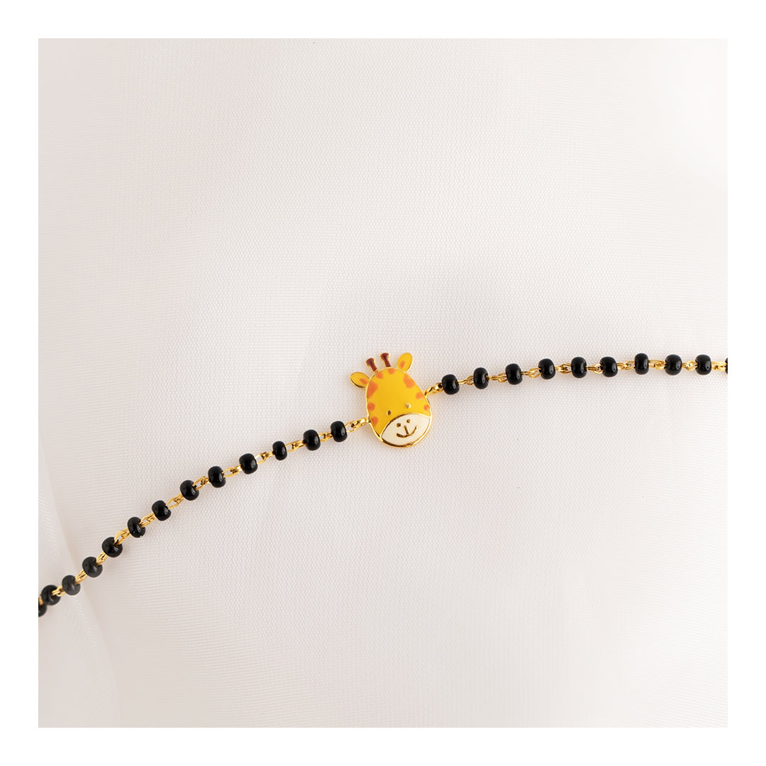 Giraffe Silver Nazariya for babies — BIS Hallmarked 925 silver nazariya, by Rajasi Jindal