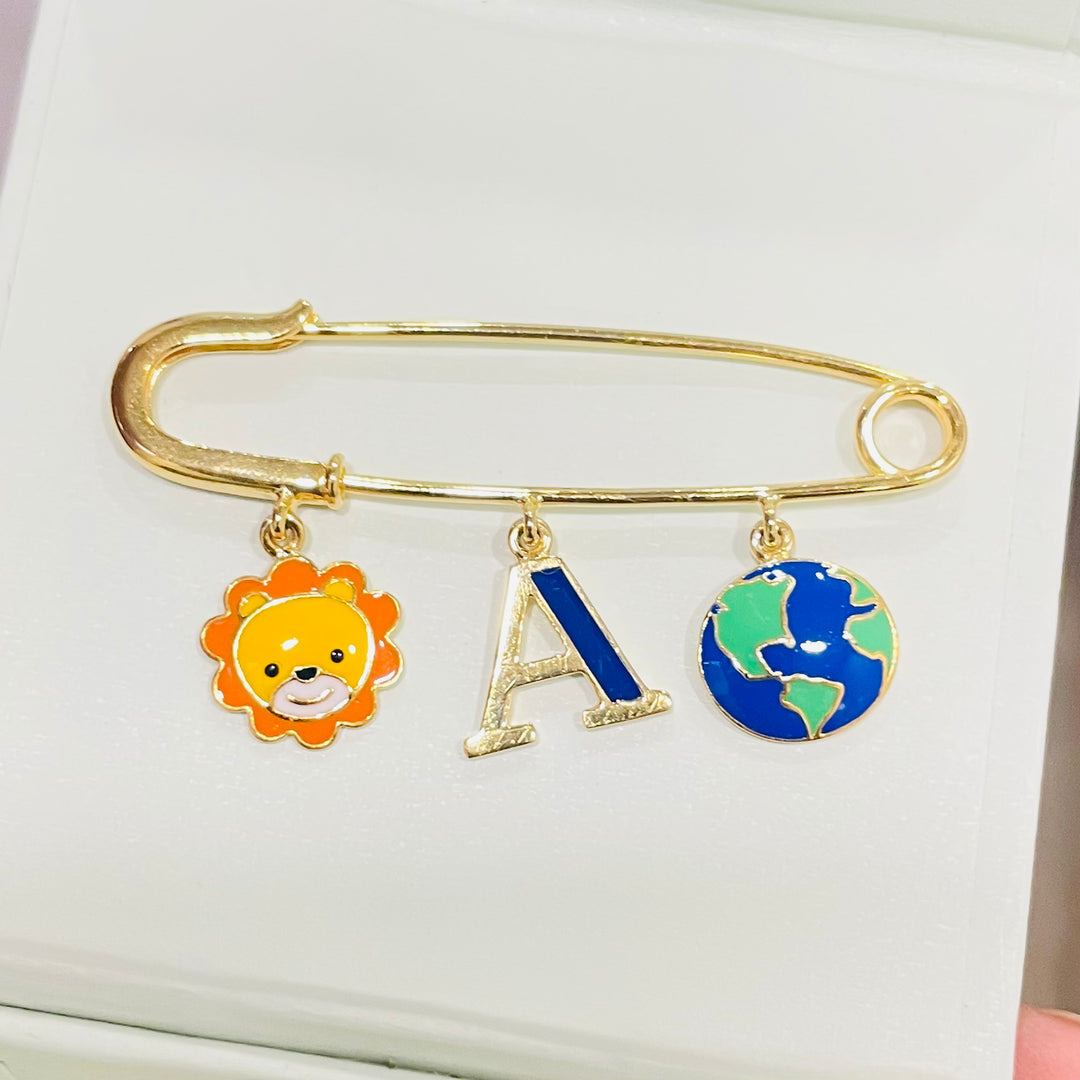 My World Blue Lapel Pin
