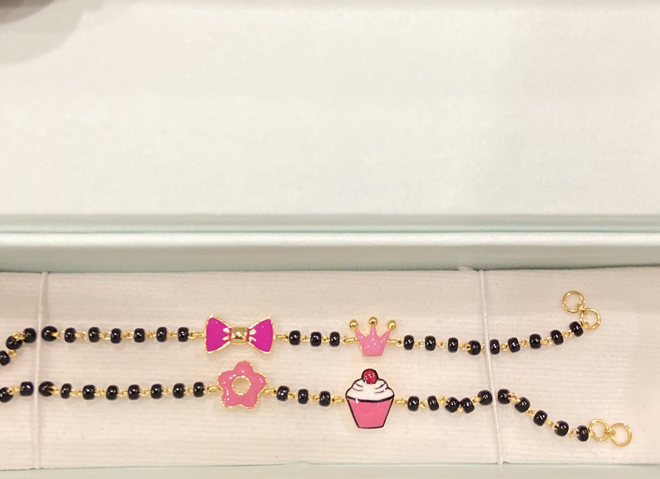 Girl Love Nazariya pair for babies — BIS Hallmarked evil eye nazariya, by Rajasi Jindal
