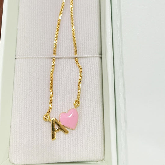 Initial Love Necklace
