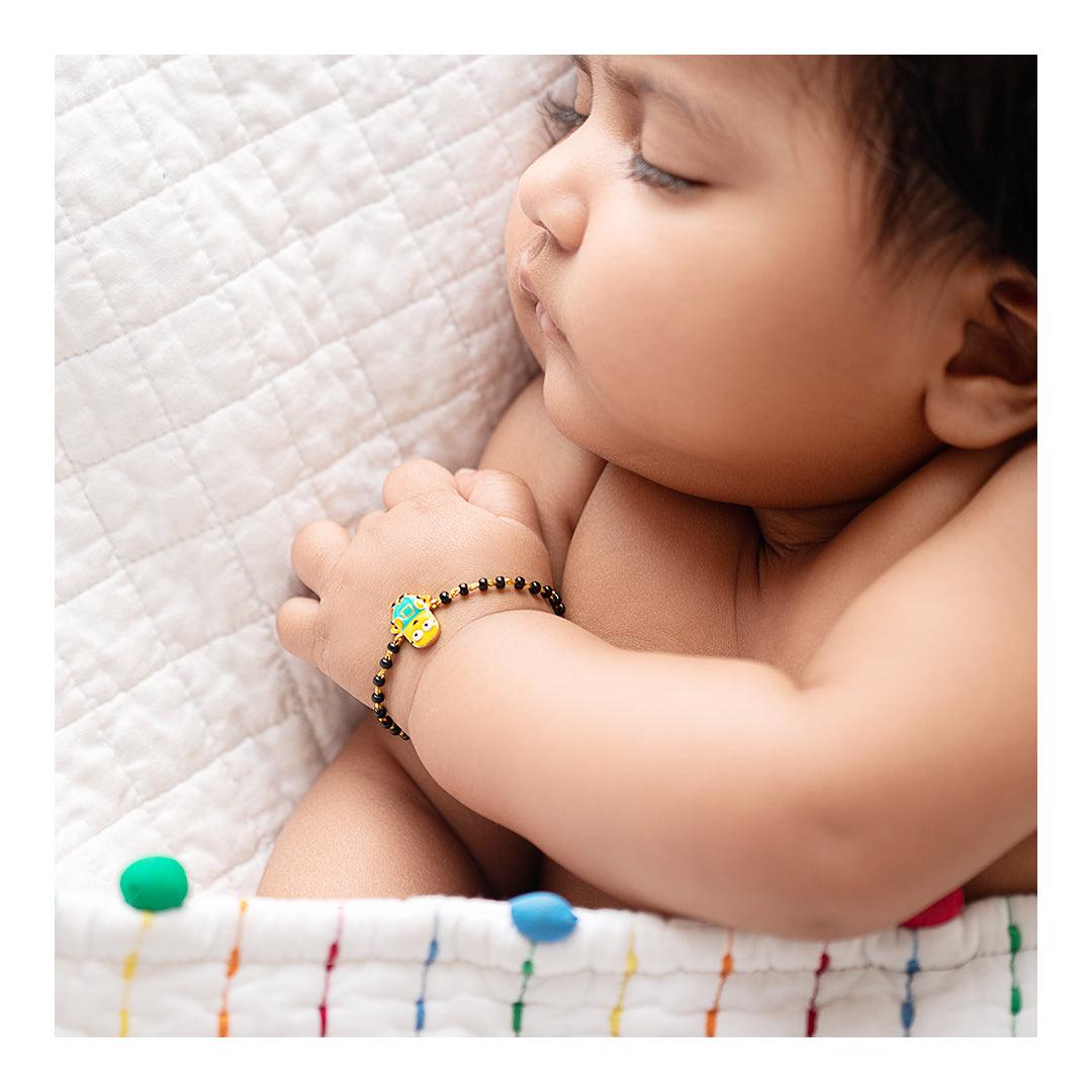 Minion Silver Nazariya for babies — BIS Hallmarked 925 silver nazariya, by Rajasi Jindal
