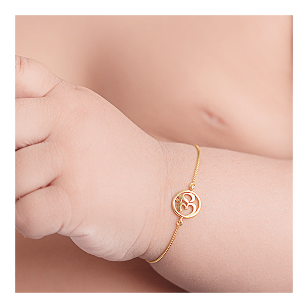 OM Silver Bracelet for babies and kids — BIS Hallmarked 925 silver, by Rajasi Jindal