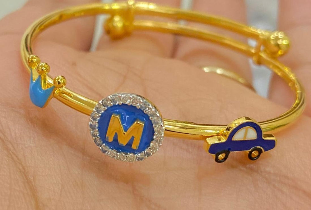 Oh Boy Silver Adjustable  Bangle