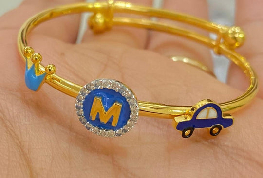 Oh Boy Silver Adjustable  Bangle