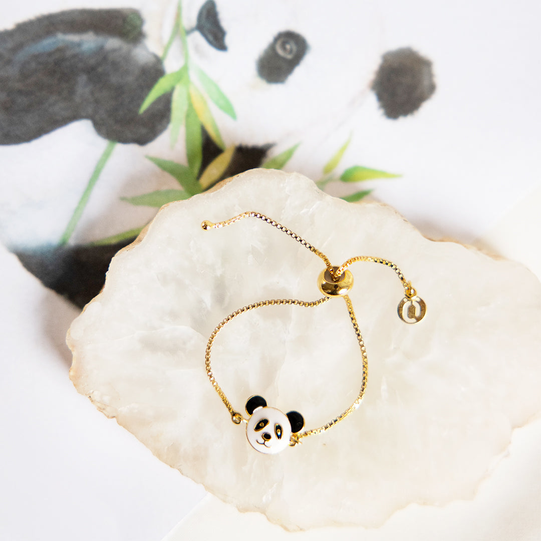 Silver Po the Panda Adjustable Bracelet for babies and kids — BIS Hallmarked 925 silver, by Rajasi Jindal