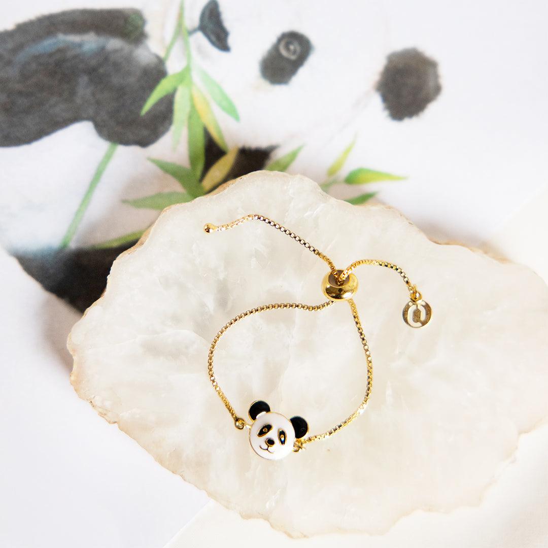 Silver Po the Panda Adjustable Bracelet for babies and kids — BIS Hallmarked 925 silver, by Rajasi Jindal