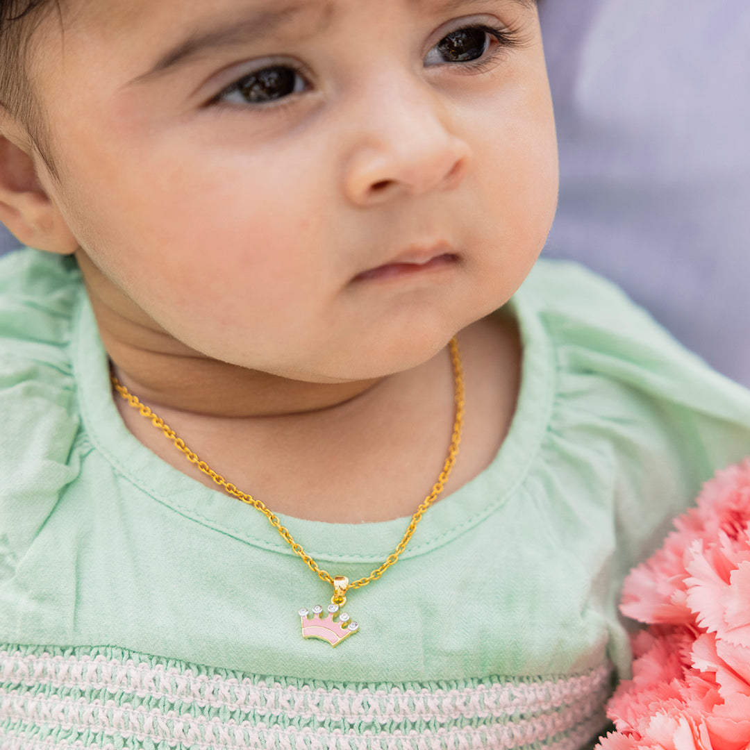 La Princesse Pendant for kids — BIS Hallmarked, by Rajasi Jindal