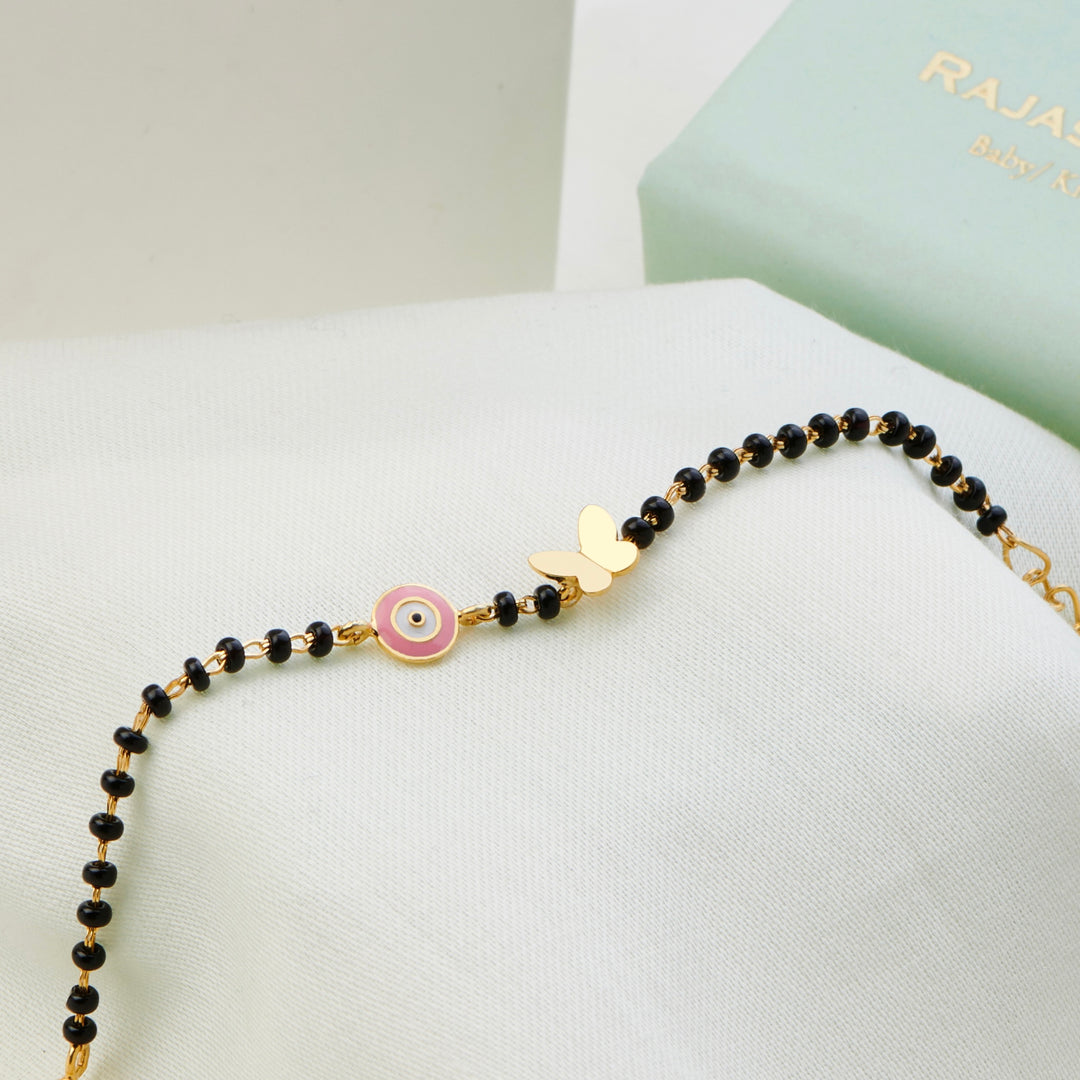 Evil eye butterfly Gold Nazariya