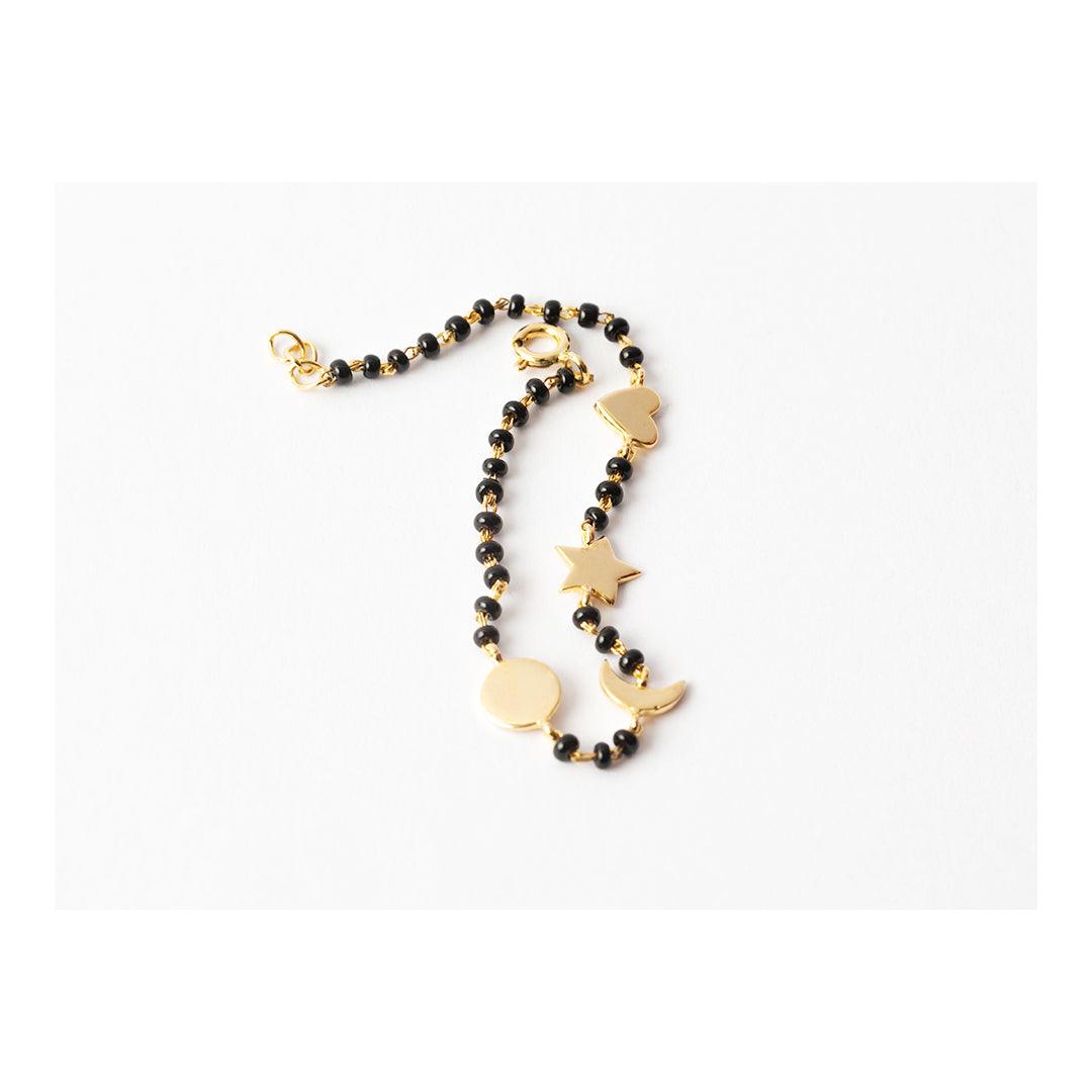 Sun and Moon Gold Nazariya for babies — BIS Hallmarked, by Rajasi Jindal