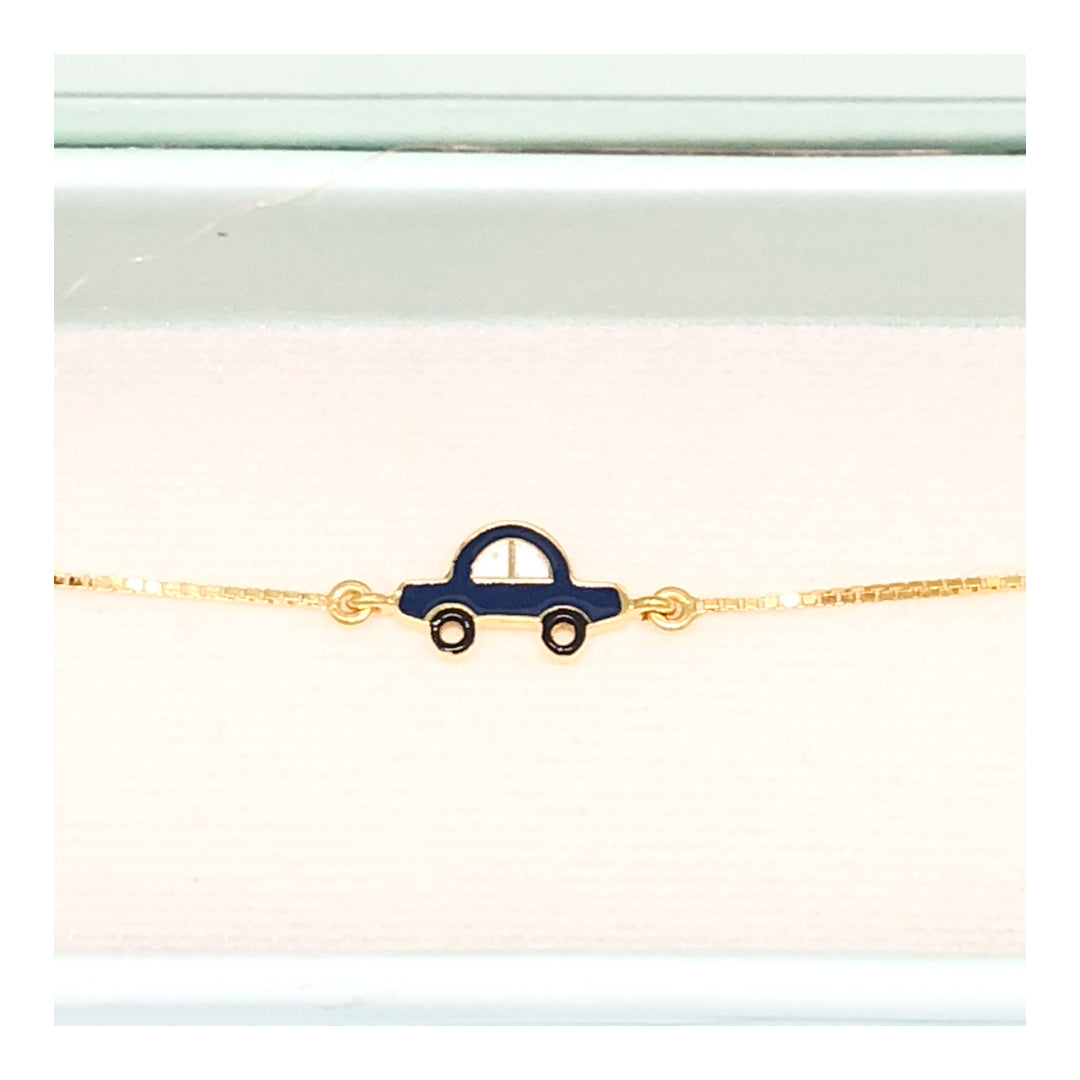 Blue Car Bracelet for babies and kids — BIS Hallmarked, by Rajasi Jindal