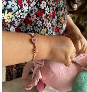 Hey Girl Silver Adjustable Bangle for babies and kids — BIS Hallmarked 925 silver, by Rajasi Jindal