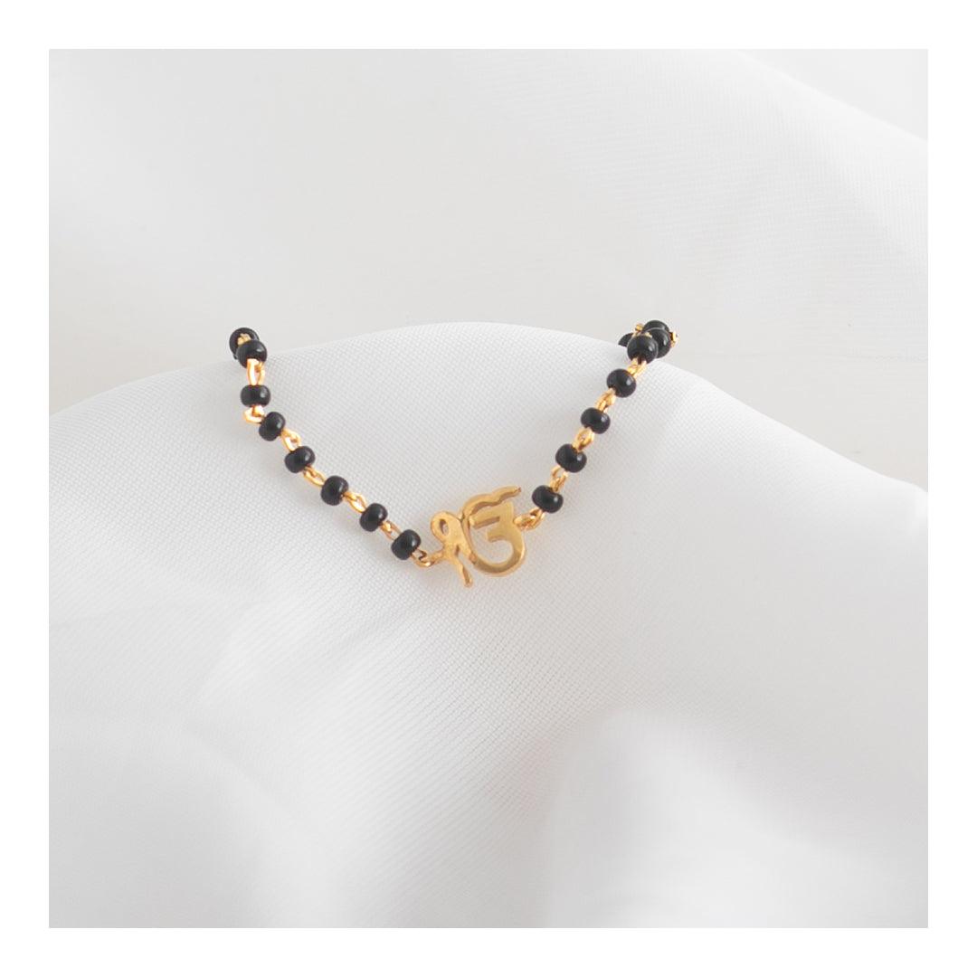 Ik Onkar Nazariya for babies — BIS Hallmarked evil eye, by Rajasi Jindal
