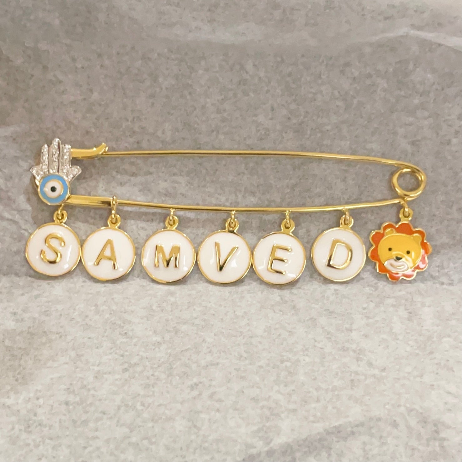 Name Lapel Pin for kids — by Rajasi Jindal