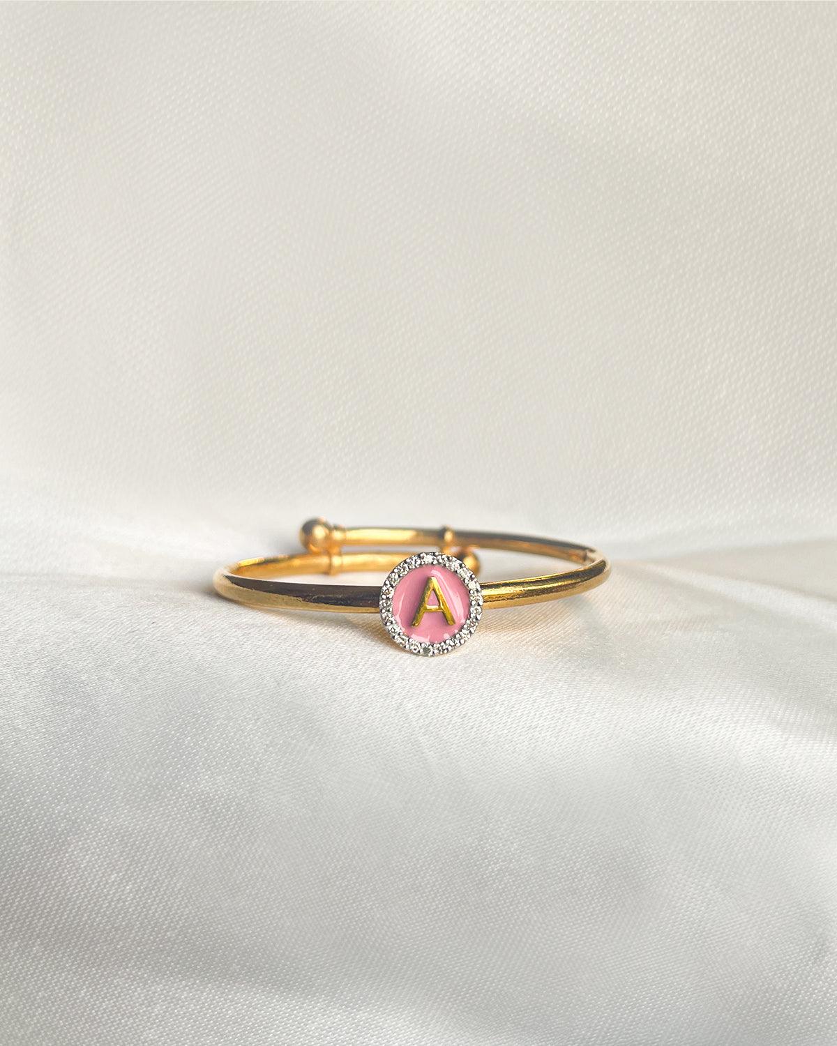 Initial Adjustable Bangle