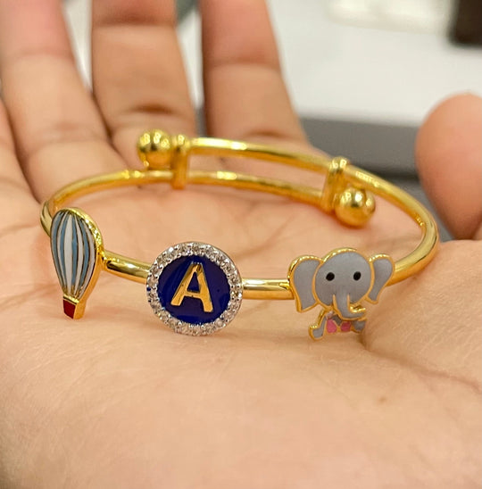 Fly high Silver Adjustable  Bangle