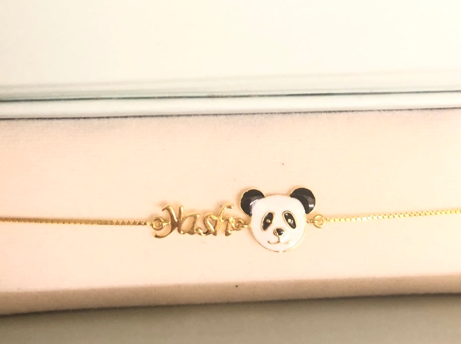 Name Customisation With Panda Bracelet