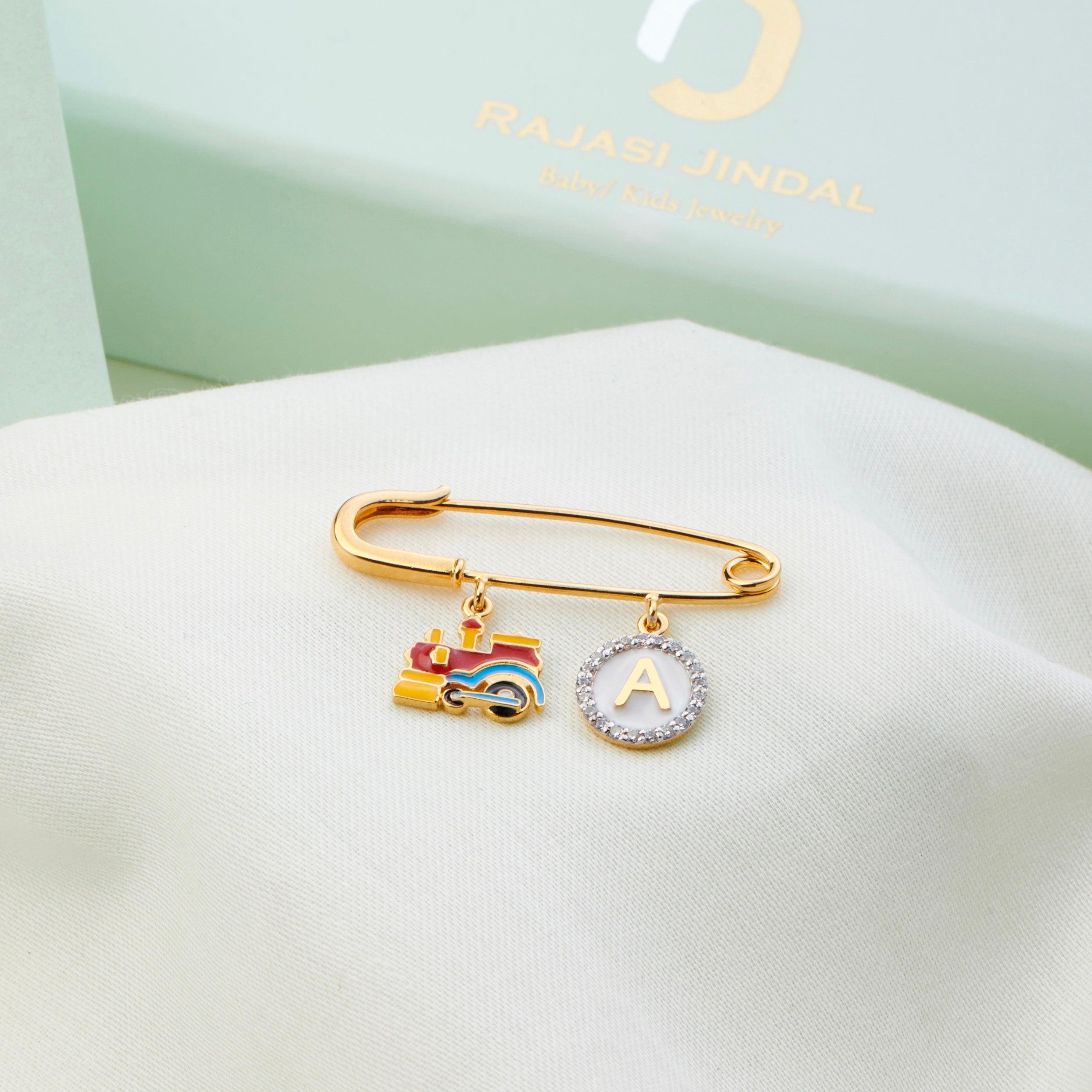 Train Lapel Pin for kids — by Rajasi Jindal