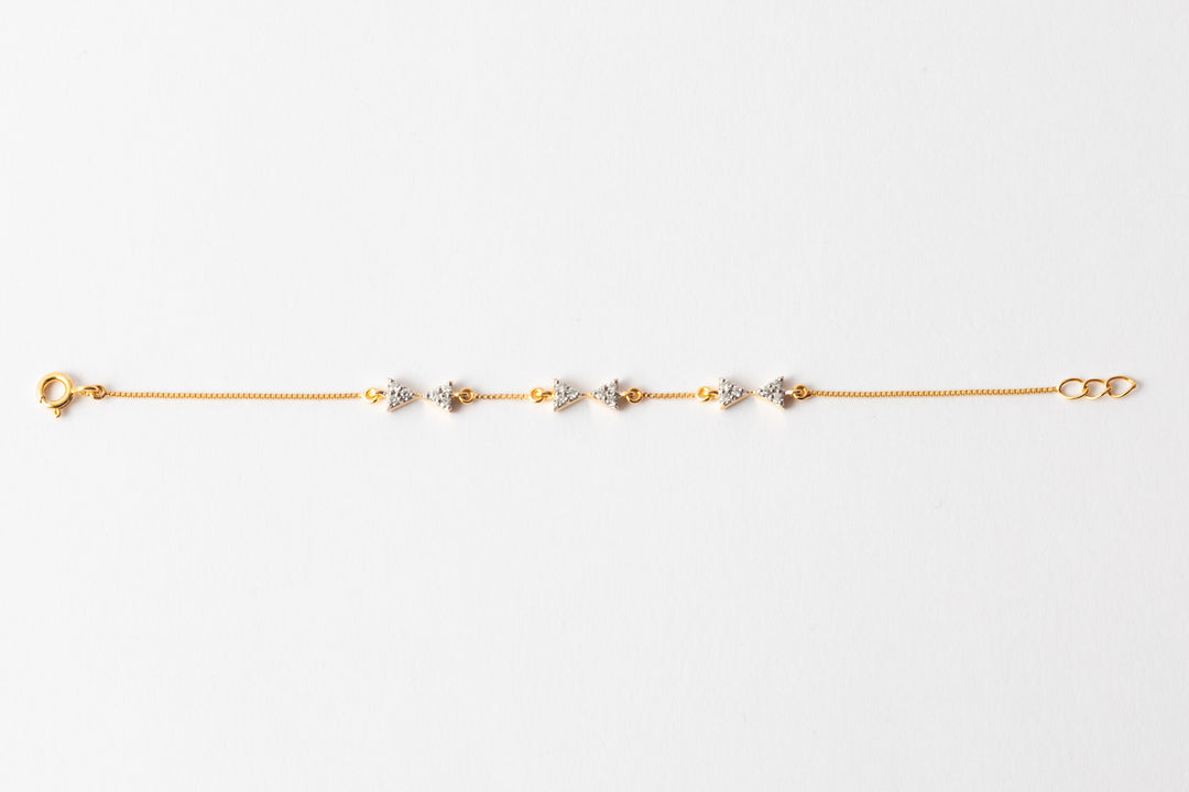 Diamond Bow Bracelet