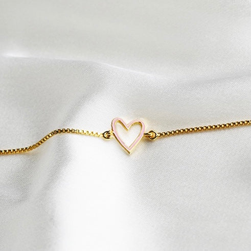 I Heart You Pink Bracelet
