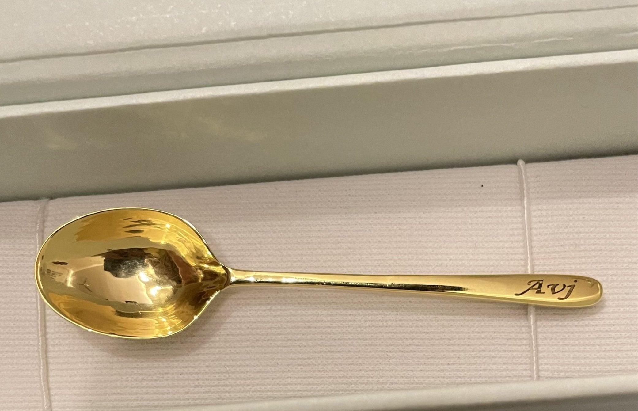 Gold Spoon in Hallmarked Gold