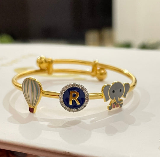 Fly high Silver Adjustable  Bangle