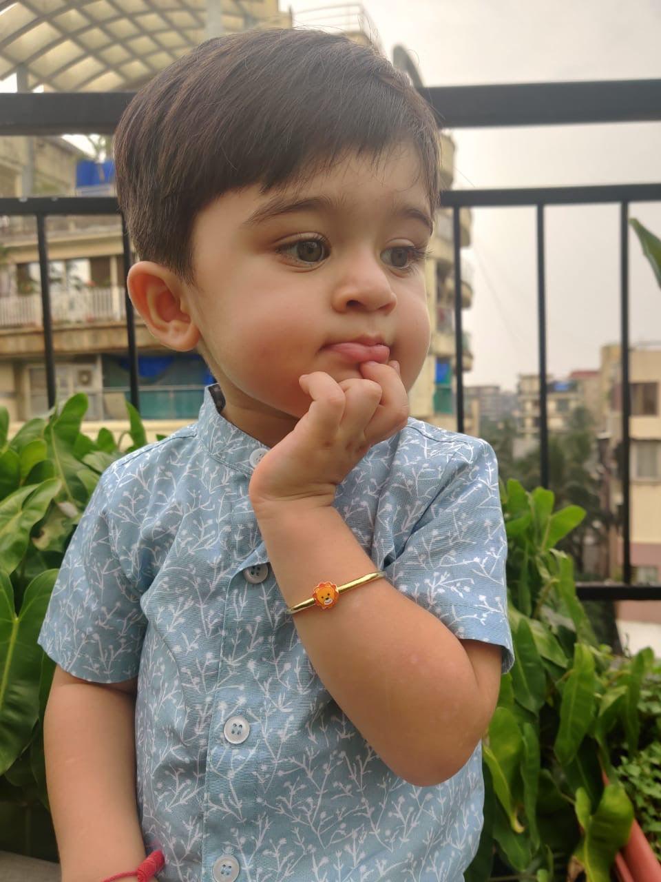 Fierce Silver Adjustable Bangle for babies and kids — BIS Hallmarked 925 silver, by Rajasi Jindal