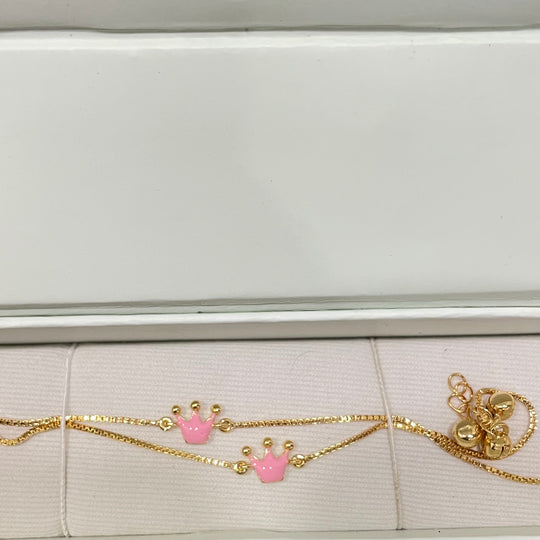 Crown Silver Payal PAIR