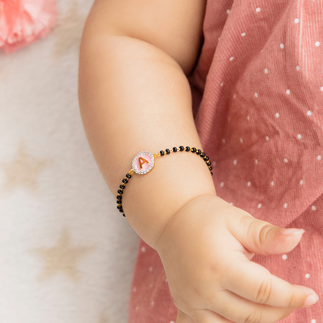 Initial Pink Silver Nazariya